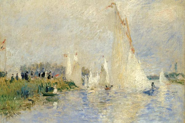 Pierre-Auguste Renoir: Regatta At Argenteuil, 1874 by Pierre-Auguste Renoir