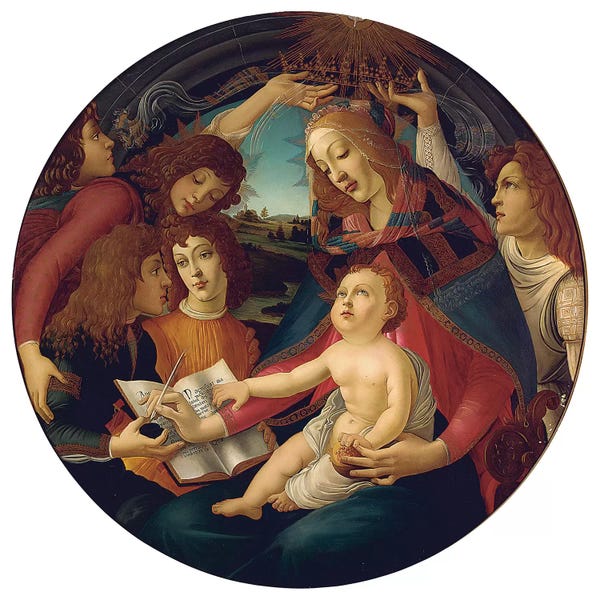 Sandro Botticelli: Madonna Of The Magnificat by Sandro Botticelli