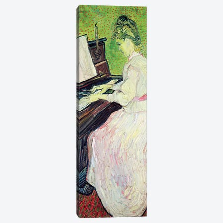 Marguerite Gachet At The Piano, 1890 Canvas Print #BMN6514} by Vincent van Gogh Canvas Artwork