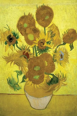 Sunflowers Painting, 1889 | Vincent van Gogh | iCanvas