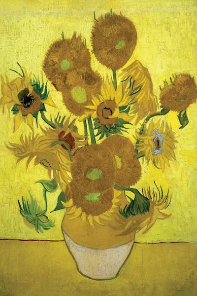 Vincent van Gogh: Sunflowers (Repetition Of The Fourth Version), 1889 by Vincent van Gogh