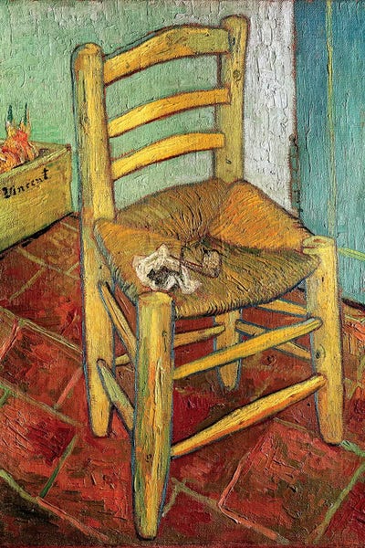 Furniture: Vincent's Chair, 1888 by Vincent van Gogh