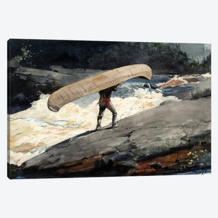 The Portage, 1897 Canvas Print #BMN6525} by Winslow Homer Art Print