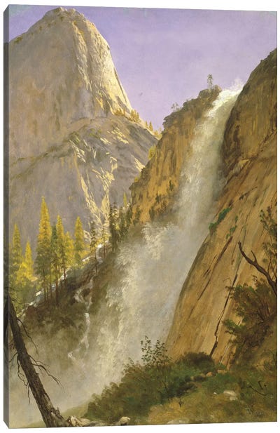 Liberty Cap, Yosemite Valley, 1873 Canvas Art Print - Albert Bierstadt