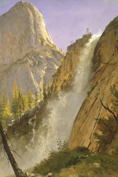 Albert Bierstadt: Liberty Cap, Yosemite Valley, 1873 by Albert Bierstadt