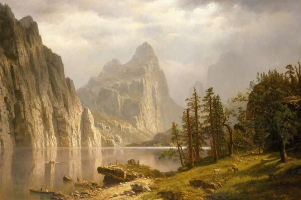 Albert Bierstadt: Merced River, Yosemite Valley, 1866 by Albert Bierstadt