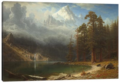 Mount Corcoran, c.1876-77 Canvas Art Print - Albert Bierstadt