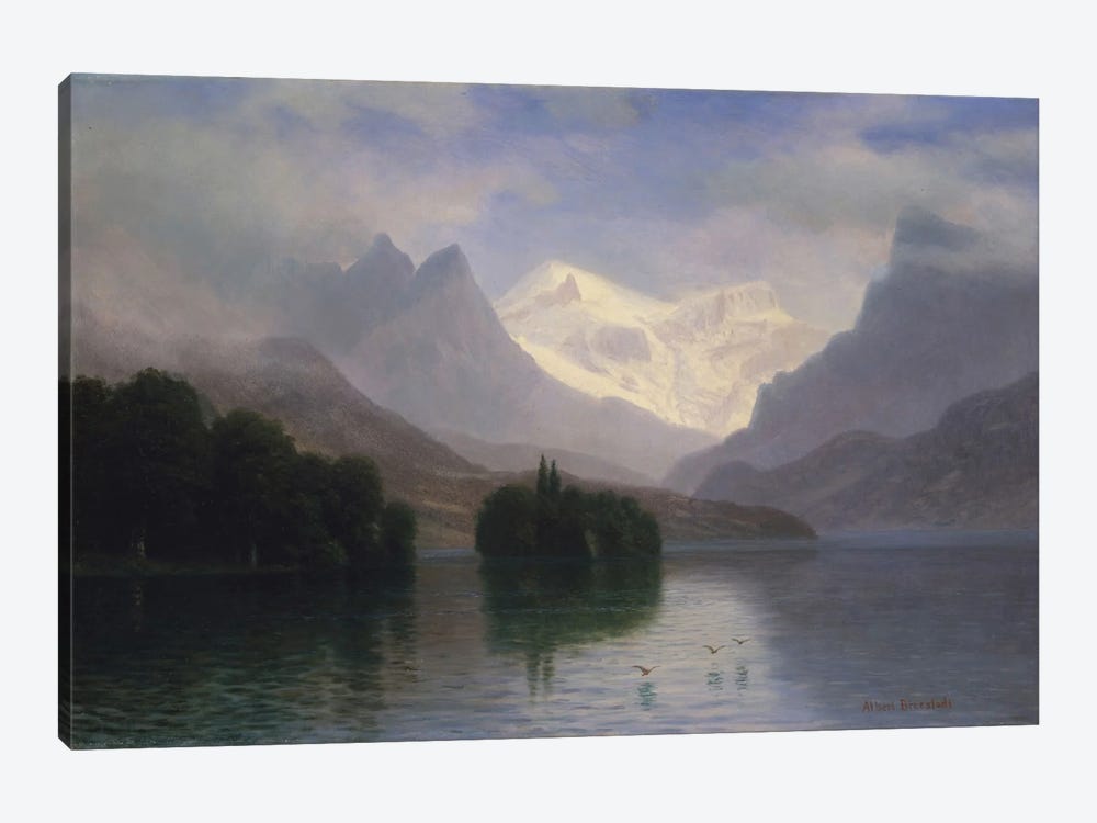 Mountain Scene, c.1880-90 1-piece Canvas Art