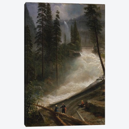 Nevada Falls, Yosemite, c.1872-73 Canvas Print #BMN6544} by Albert Bierstadt Art Print