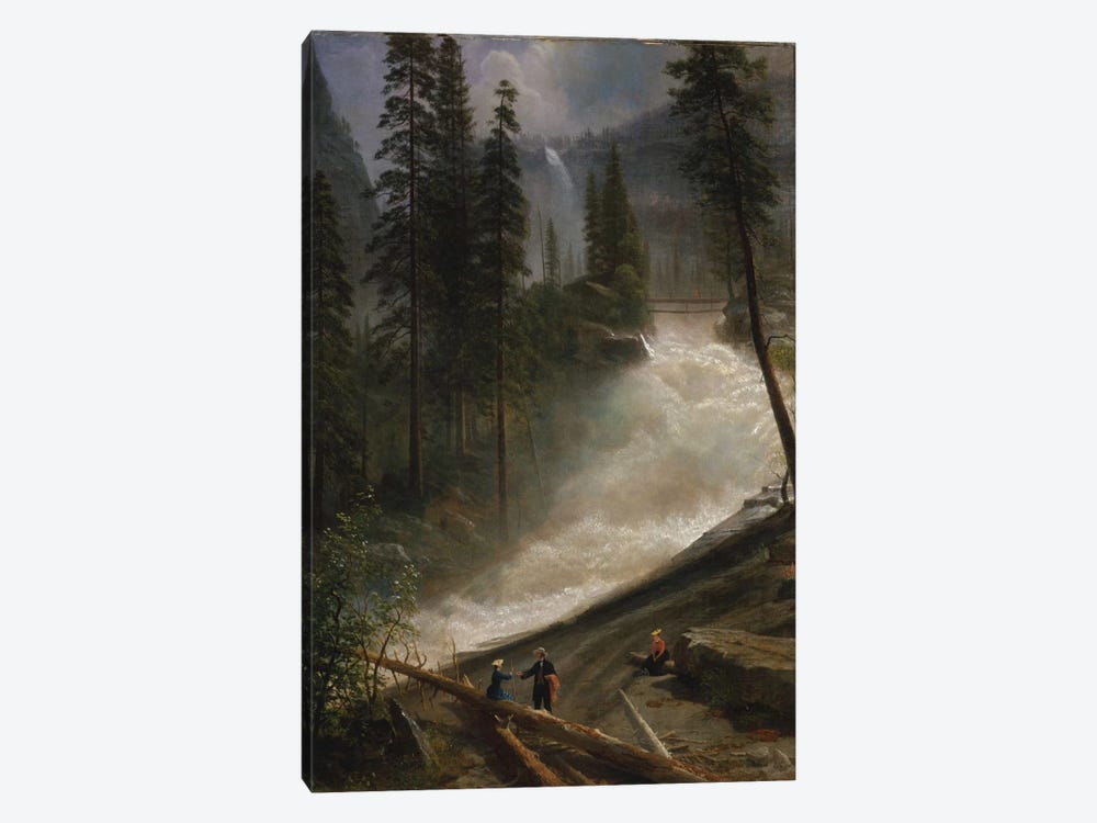 Nevada Falls, Yosemite, c.1872-73 by Albert Bierstadt 1-piece Art Print