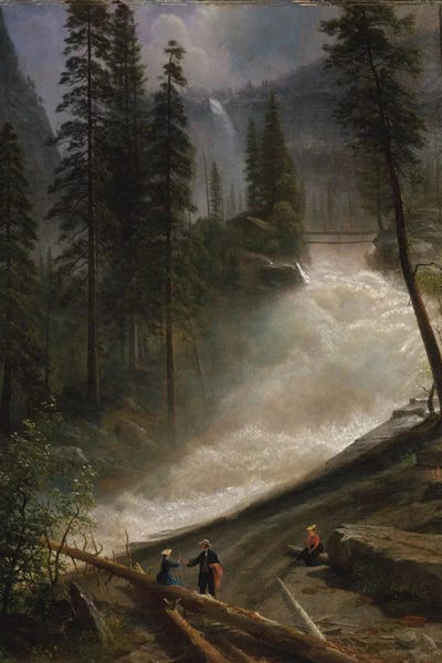 Hudson River School: Nevada Falls, Yosemite, c.1872-73 by Albert Bierstadt