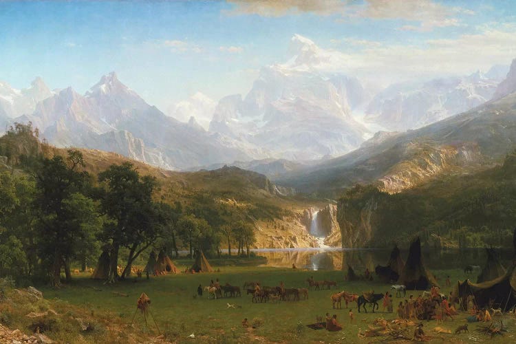 Rocky Mountains, Lander's Peak, 1863