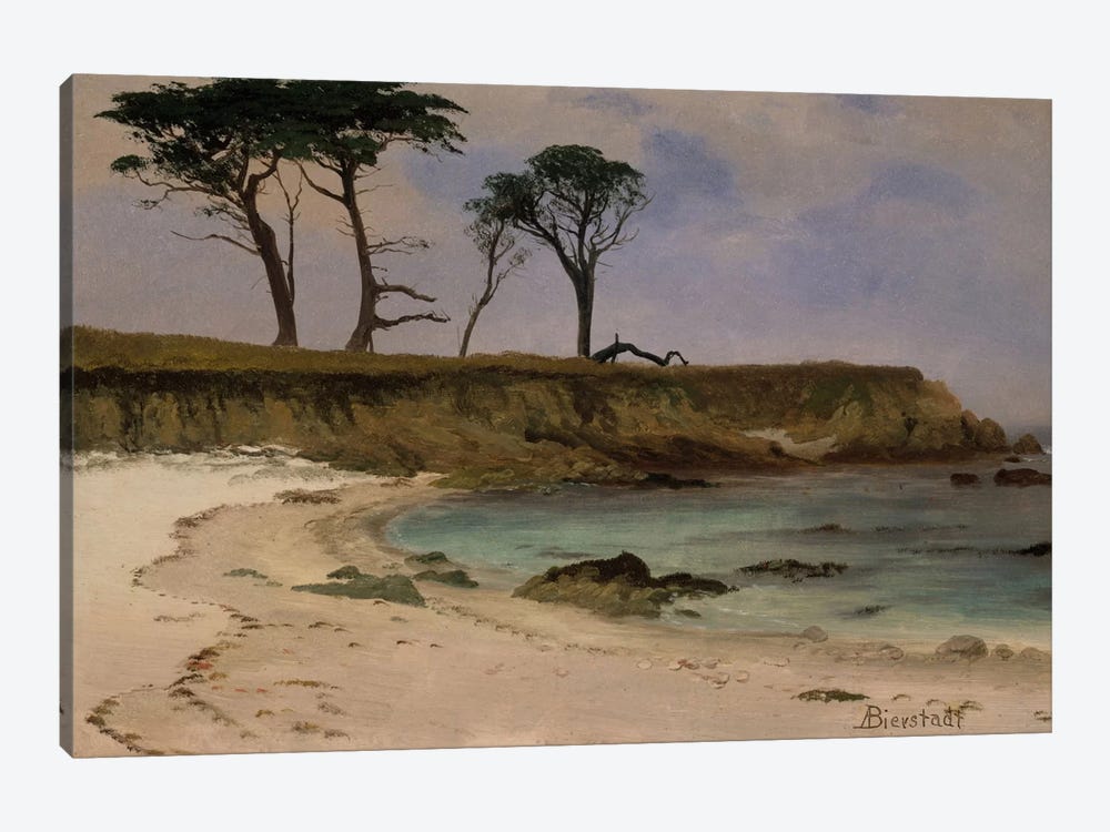 Sea Cove, c.1880-90 by Albert Bierstadt 1-piece Canvas Wall Art