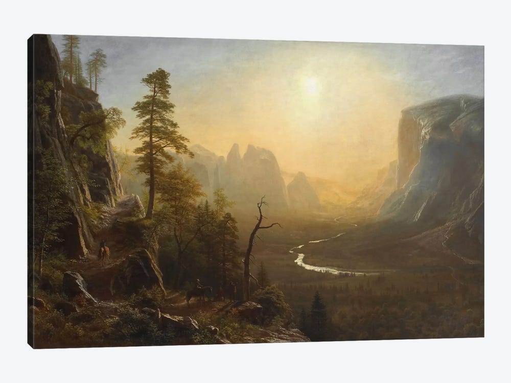 Yosemite Valley, Glacier Point Trail, c.1873 1-piece Art Print
