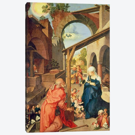 Central Panel, Paumgartner Altarpiece, c.1500 Canvas Print #BMN6558} by Albrecht Dürer Art Print