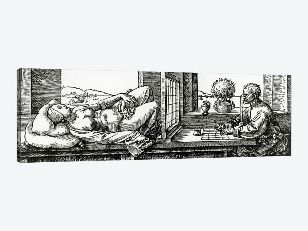 Illustration From Four Books On Measurement by Albrecht Dürer 1-piece Art Print