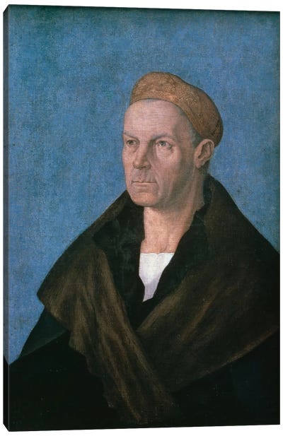 Jakob Fugger, The Rich Canvas Art Print - Albrecht Durer