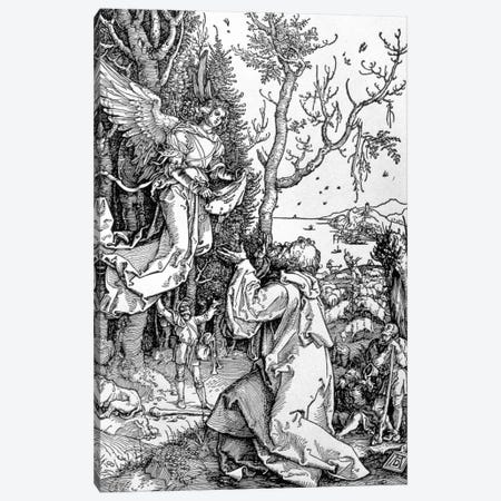 Joachim And The Angel (Illustration From The Life Of The Virgin) Canvas Print #BMN6570} by Albrecht Dürer Art Print