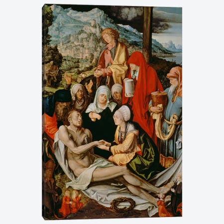 Lamentation For Christ, 1500-03 Canvas Print #BMN6572} by Albrecht Dürer Art Print