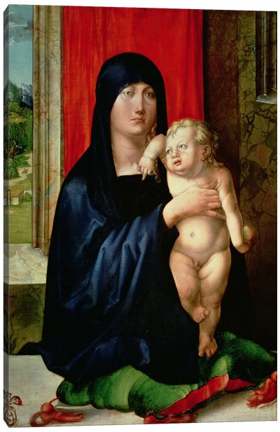 Madonna And Child, c.1496-99 Canvas Art Print - Virgin Mary