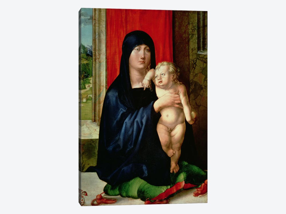 Madonna And Child, c.1496-99 by Albrecht Dürer 1-piece Canvas Art
