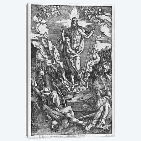 Resurrection (Illustration From The Great Passion) Canvas Print #BMN6578} by Albrecht Dürer Canvas Art Print