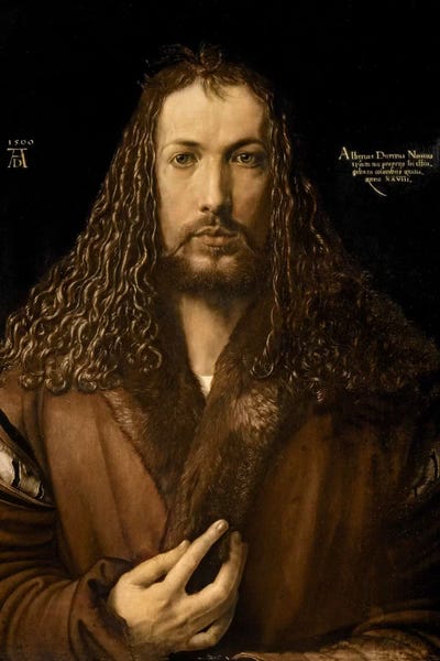 Renaissance: Self Portrait At The Age Of Twenty-Eight, 1500 by Albrecht Dürer