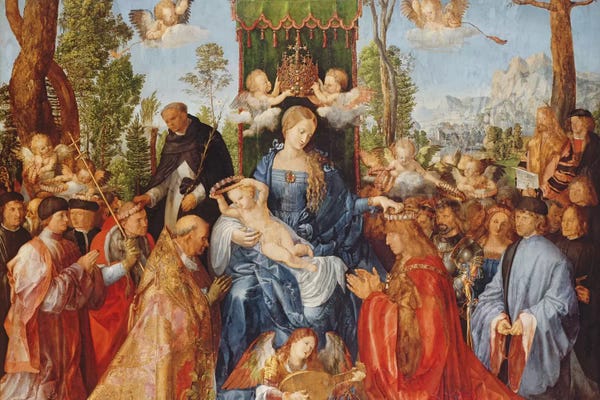 Renaissance: The Feast Of The Rose Garlands, 1506 by Albrecht Dürer