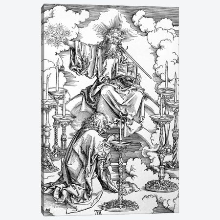 The Vision Of The Seven Candlesticks (Illustration From The Apocalypse) Canvas Print #BMN6602} by Albrecht Dürer Art Print
