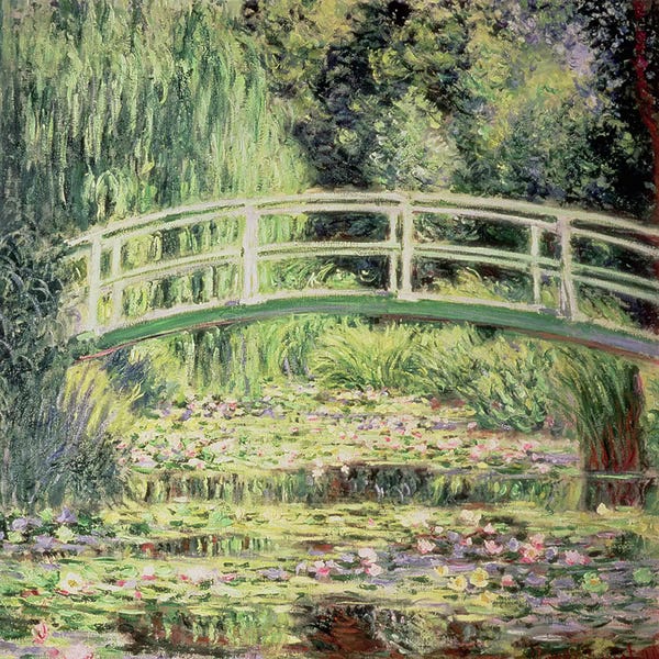 Ponds: White Nenuphars, 1899 by Claude Monet