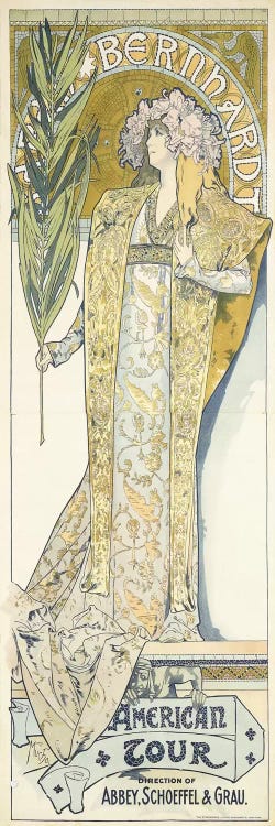 Sarah Bernhardt, American Tour, 1895