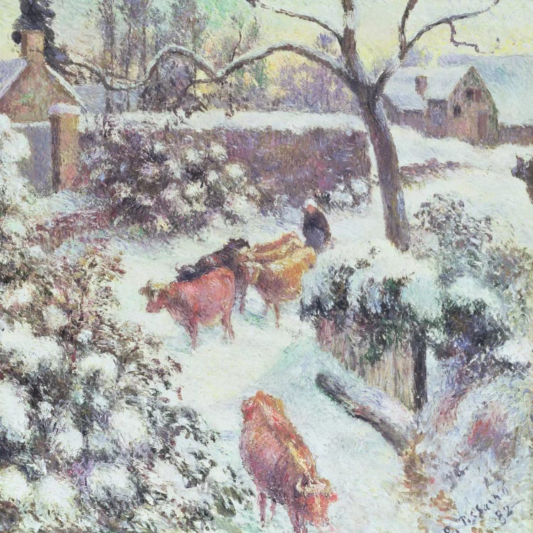 Effet de Neige a Montfoucault, 1882