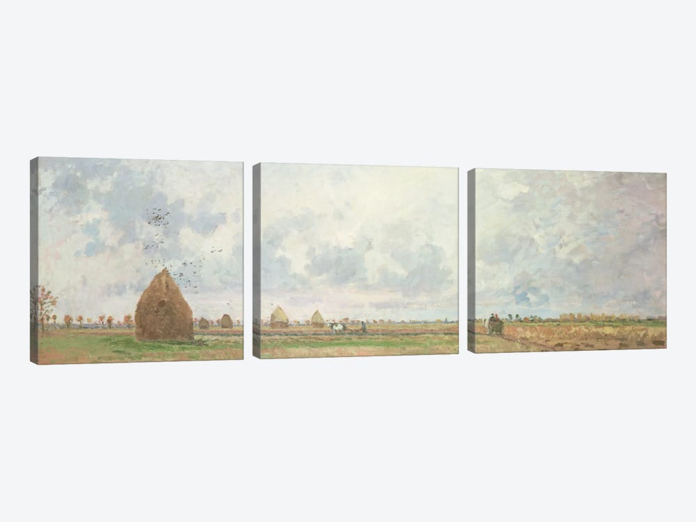 Four Seasons, Autumn, 1872 3-piece Canvas Print