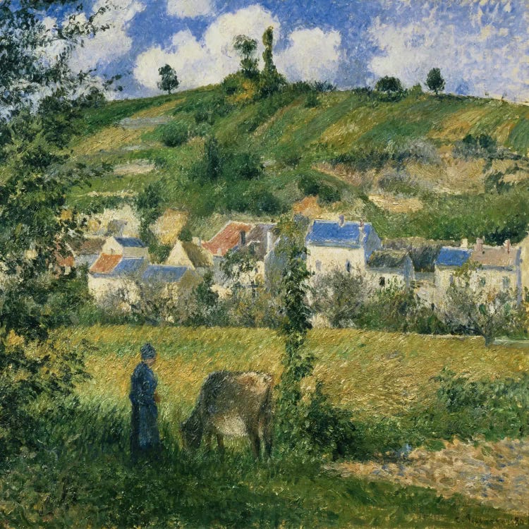 Landscape At Chaponval, 1880
