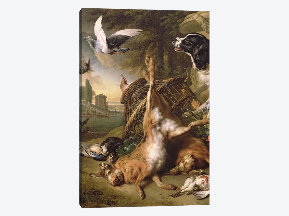 Still Life with Dead Game and Hares 1-piece Canvas Wall Art