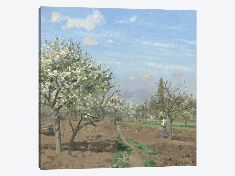 Orchard In Bloom, Louveciennes, 1872 1-piece Canvas Artwork