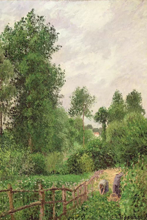 Paysage, Temps Gris a Eragny, 1899 by Camille Pissarro wall art