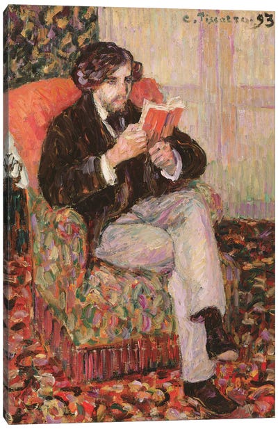 Portrait Of Felix, 1893 Canvas Art Print - Camille Pissarro