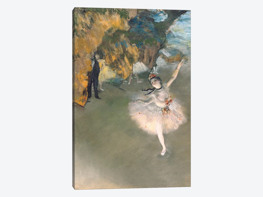 The Star, or Dancer on the stage, c.1876-77  by Edgar Degas 1-piece Canvas Art