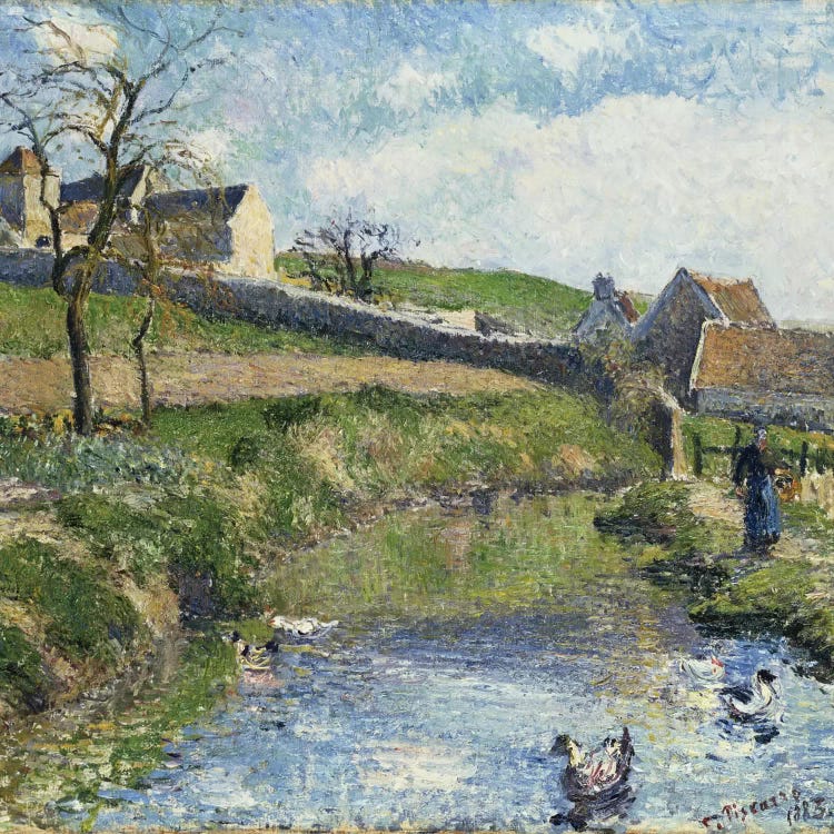 The Farm At Osny, 1883