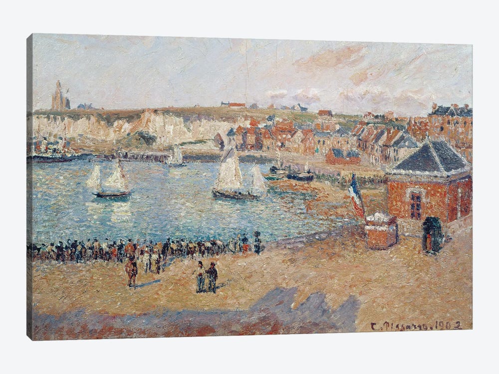 The Outer Harbour At Dieppe, 1902 by Camille Pissarro 1-piece Art Print