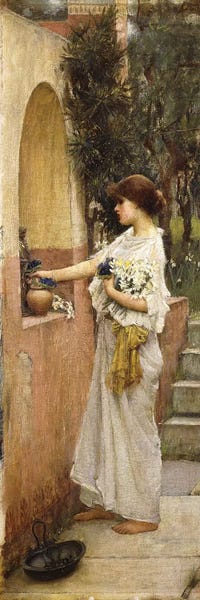 Pre-Raphaelite: A Roman Offering by John William Waterhouse