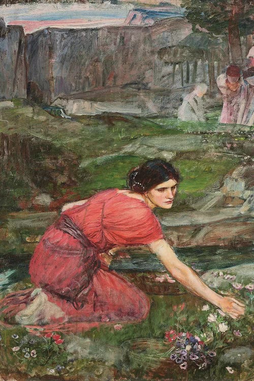 Study For Maidens Picking Flowers By A Stream, c.1909-14