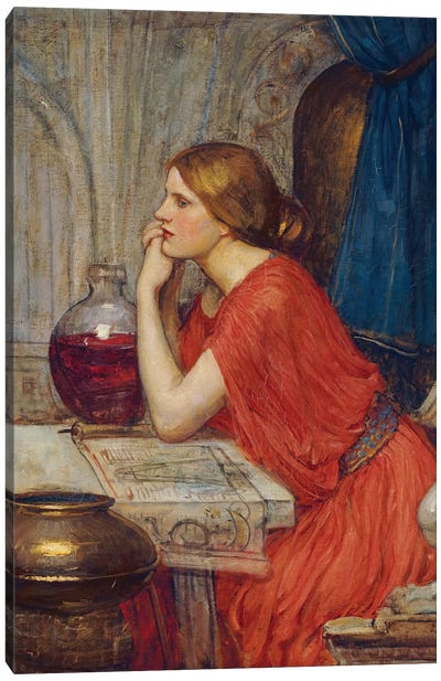 Circe, c.1911-14 Canvas Art Print - Pre-Raphaelite Art