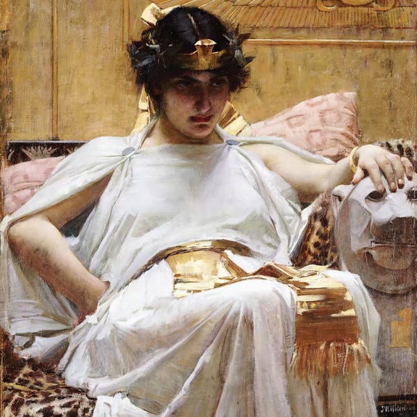 Pre-Raphaelite: Cleopatra, c.1887 by John William Waterhouse