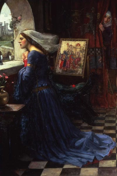 Fair Rosamund, 1916 by John William Waterhouse multi panel art