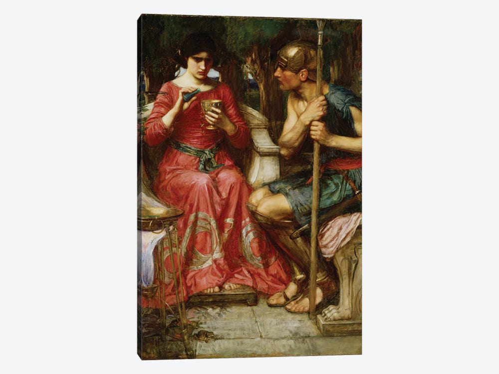 Jason And Medea, 1907 by John William Waterhouse 1-piece Canvas Artwork