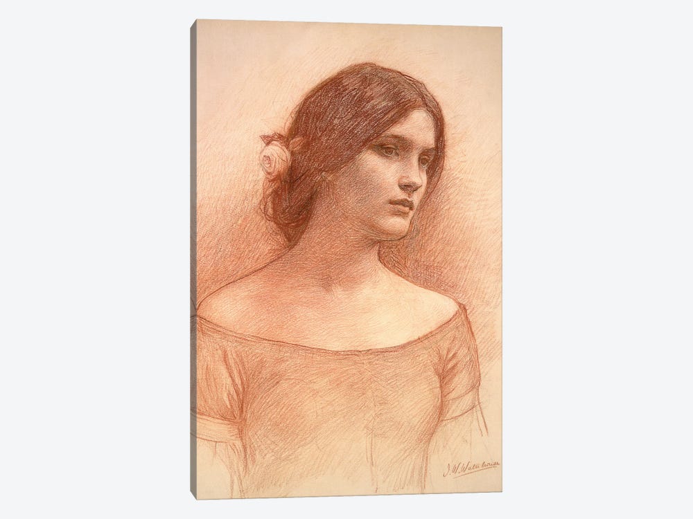 Study For The Lady Clare, c.1900 by John William Waterhouse 1-piece Art Print
