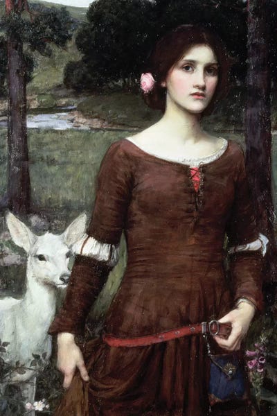 The Lady Clare, 1900 by John William Waterhouse canvas print