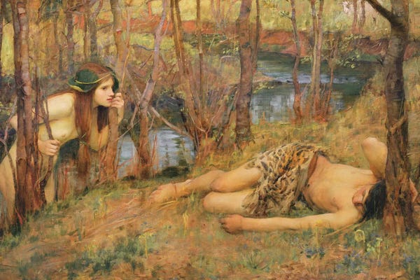 Sleeping & Napping: The Naiad, 1893 by John William Waterhouse